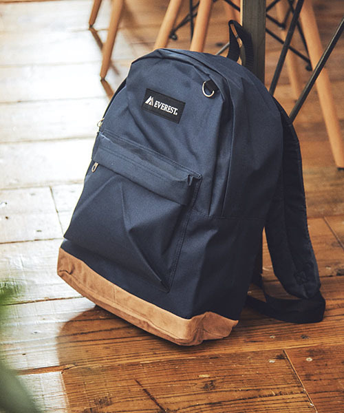 EVEREST(エベレスト)の「【EVEREST/エベレスト】 Suede Bottom Backpack/スウェードボトムバックパック(バックパック/リュック・レディース・ブラック/ネイビー/レッド・FREE)」の2枚目の写真