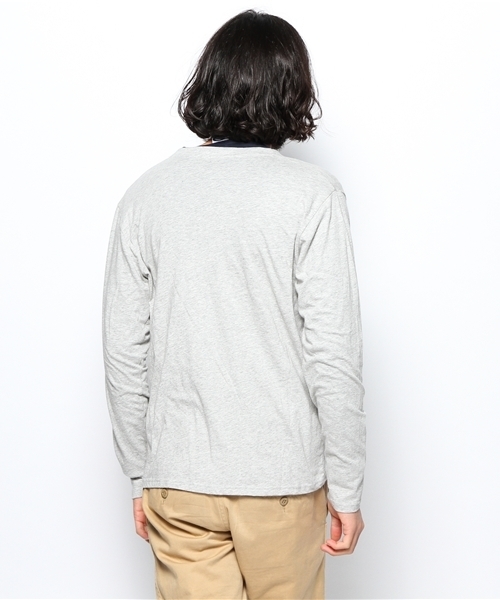 WEGO(ウィゴー)の「WEGO/バイカラーTee付アンサンブルカーディガン(アンサンブル・メンズ・ブラック/杢グレー/ネイビー/ロイヤルブルー/ワイン・MEDIUM/LARGE)」の8枚目の写真