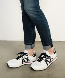 ARMANI EXCHANGE | 【A|Xアルマーニ エクスチェンジ】AXロゴ　レースアップスニーカー(スニーカー)
