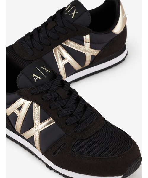 ARMANI EXCHANGE（アルマーニエクスチェンジ）の「【A|X アルマーニ エクスチェンジ】AXロゴ　レースアップスニーカー（スニーカー・レディース・ホワイト/ブラック/ライトピンク/ホワイト系その他/ブラック×ゴールド/レッド/ブラック×ブラック/ホワイト×ゴールド/ダークブルー/ベージュ/ピンク・38/36/37/39/35/37.5/36.5）」の18枚目の写真