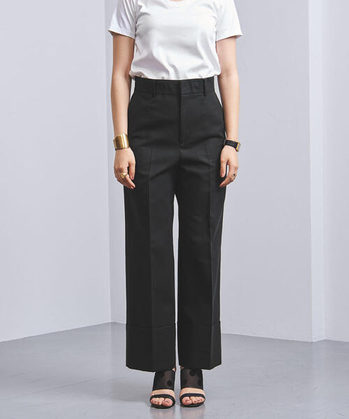 UNITED ARROWS(ユナイテッドアローズ)の「UBCB C/LI ワイド ダブルパンツ◆(その他パンツ・レディース・ブラック・38/34/36/40)」の6枚目の写真