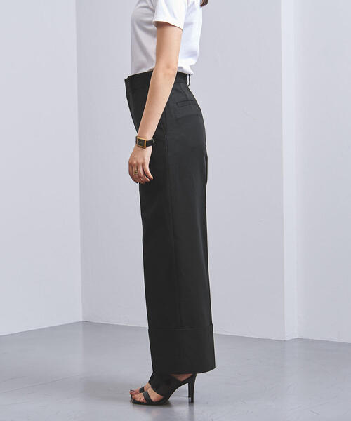 UNITED ARROWS(ユナイテッドアローズ)の「UBCB C/LI ワイド ダブルパンツ◆(その他パンツ・レディース・ブラック・38/34/36/40)」の7枚目の写真