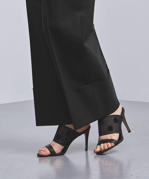 UNITED ARROWS(ユナイテッドアローズ)の「UBCB C/LI ワイド ダブルパンツ◆(その他パンツ・レディース・ブラック・38/34/36/40)」の2枚目の写真
