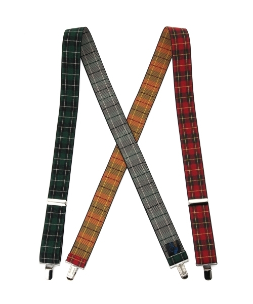 GEVAERT（ゲバルト）の「GEVAERT / チェックサスペンダー（サスペンダー・レディース・レッド/グリーン・ONE SIZE）」の10枚目の写真