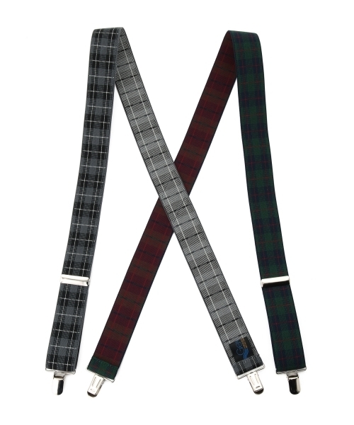 GEVAERT（ゲバルト）の「GEVAERT / チェックサスペンダー（サスペンダー・レディース・レッド/グリーン・ONE SIZE）」の11枚目の写真