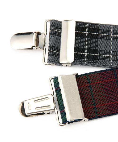 GEVAERT（ゲバルト）の「GEVAERT / チェックサスペンダー（サスペンダー・レディース・レッド/グリーン・ONE SIZE）」の16枚目の写真