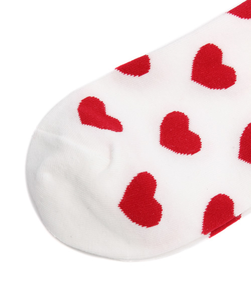 WEGO（ウィゴー）の「WEGO/ハートソックス（ソックス/靴下・レディース・その他1・FREE）」の2枚目の写真