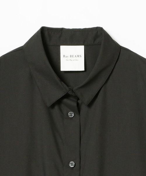 Ray BEAMS（レイビームス）の「Ray BEAMS / プリーツ キリカエ ハーフスリーブ ワンピース（ワンピース・レディース・ホワイト/ベージュ/ブラック・ONE SIZE）」の16枚目の写真