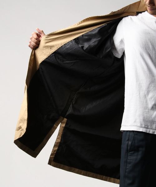 SUGGESTION（サジェッション）の「【SUGGESTION】デコレーションオーバーコート（カバーオール・メンズ・ブラック/ベージュ・FREE）」の5枚目の写真