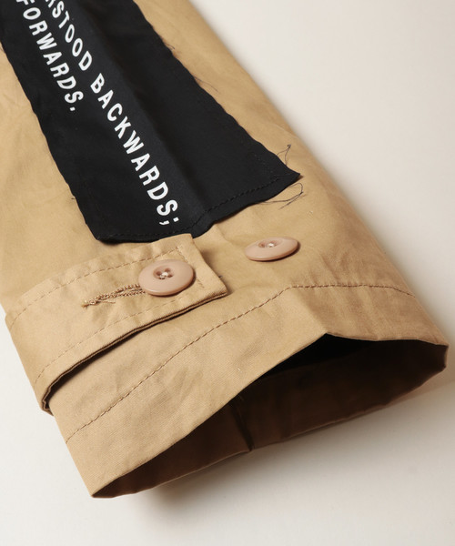 SUGGESTION（サジェッション）の「【SUGGESTION】デコレーションオーバーコート（カバーオール・メンズ・ブラック/ベージュ・FREE）」の16枚目の写真