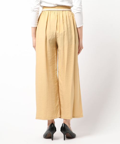 Cheek（チーク）の「ロープベルト付ギャザーパンツ（その他パンツ・レディース・ブラック/グリーン/キャメル・MEDIUM）」の5枚目の写真
