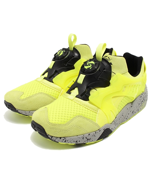 PUMA（プーマ）の「DISC BLAZE MESH EVOLUTION（スニーカー・メンズ・オレンジ/イエロー・28.5cm/25.5cm/24.5cm/27cm/25cm/27.5cm/23.5cm/26.5cm/23cm/29cm/26cm/28cm/24cm）」の2枚目の写真