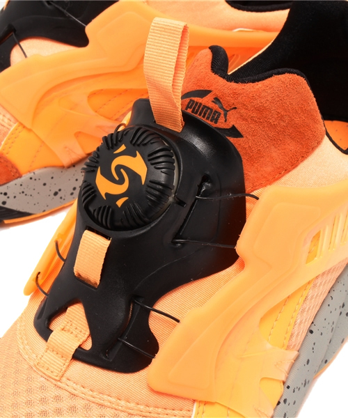 PUMA（プーマ）の「DISC BLAZE MESH EVOLUTION（スニーカー・メンズ・オレンジ/イエロー・28.5cm/25.5cm/24.5cm/27cm/25cm/27.5cm/23.5cm/26.5cm/23cm/29cm/26cm/28cm/24cm）」の4枚目の写真