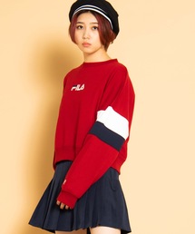 FILA | ∴WEGO/FILA別注切替プルオーバー(スウェット)