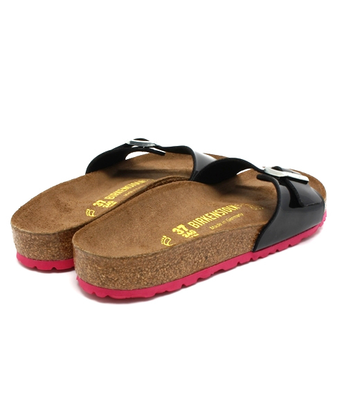 BIRKENSTOCK(ビルケンシュトック)の「【2014春夏スペシャルサンダル・カラーソールシリーズ】MADRID/マドリッド パテントブラック(WOMEN)(サンダル・レディース・ブラック×レッド・35/38/36/39/37)」の6枚目の写真