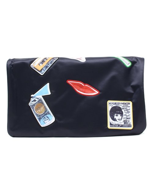 Khaju(カージュ)の「casselini: MA-1クラッチ□(クラッチバッグ・レディース・オフホワイト/ネイビー/オリーブ・ONE SIZE)」の4枚目の写真