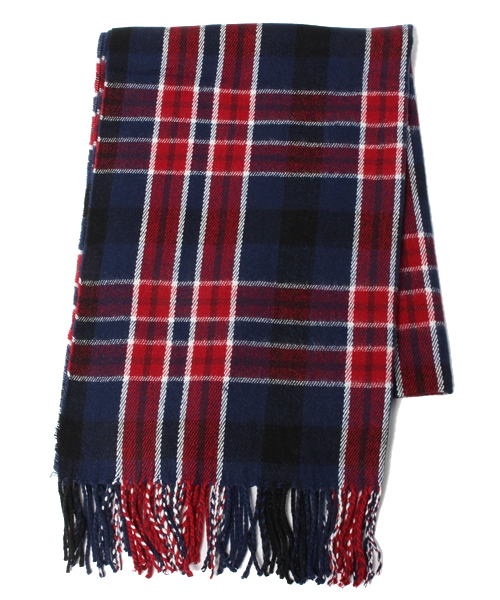 WEGO（ウィゴー）の「WEGO/チェックストール（ストール/ショール・レディース・グレー/ベージュ/グリーン/ネイビー/ピンク/レッド・FREE）」の15枚目の写真