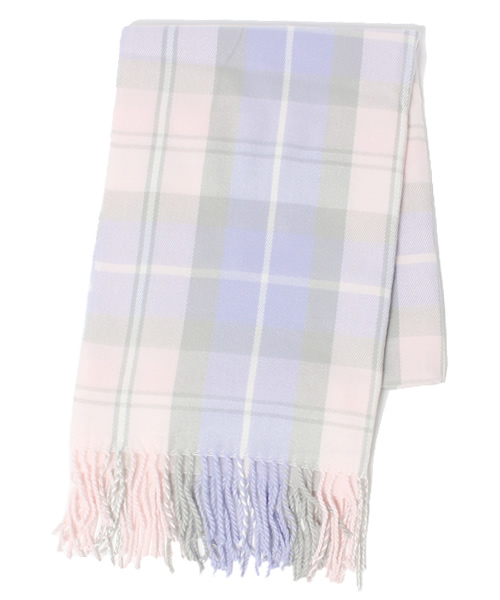 WEGO（ウィゴー）の「WEGO/チェックストール（ストール/ショール・レディース・グレー/ベージュ/グリーン/ネイビー/ピンク/レッド・FREE）」の16枚目の写真