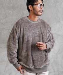 KANGOL | roshell×KANGOL カンゴール ブランド別注 コラボ ボア クルーネック トレーナー(スウェット)