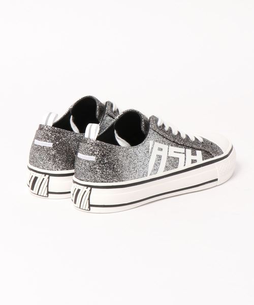 ASH(アッシュ)の「【VANDA】BL/SV グリッタースニーカー(スニーカー・レディース・ブラック×シルバー・40/38/39/35/36/37)」の2枚目の写真