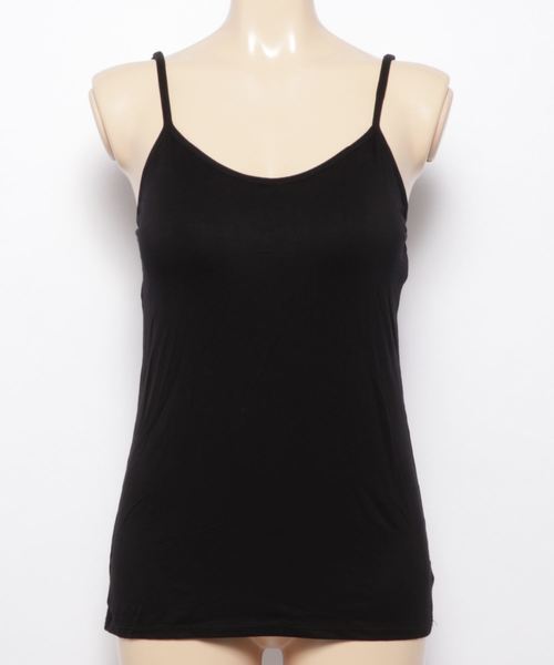 Lace Ladies（レースレディース）の「ノンワイヤーカップ付きキャミソール タンクトップ ブラトップ（キャミソール・レディース・ホワイト/ブラック/ベージュ・S/M/XL/L）」の5枚目の写真