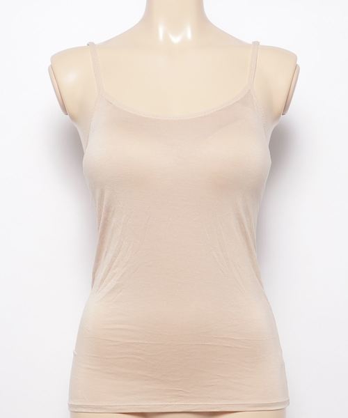 Lace Ladies（レースレディース）の「ノンワイヤーカップ付きキャミソール タンクトップ ブラトップ（キャミソール・レディース・ホワイト/ブラック/ベージュ・S/M/XL/L）」の6枚目の写真