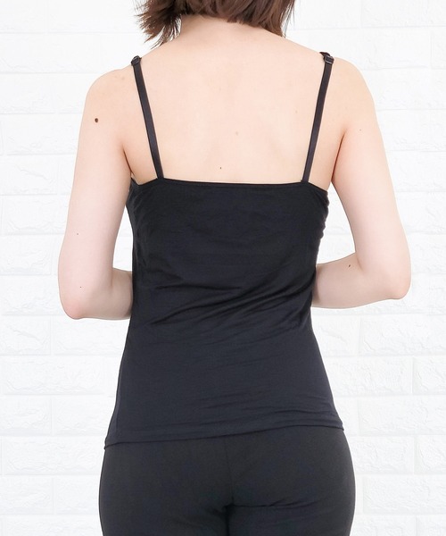 Lace Ladies（レースレディース）の「ノンワイヤーカップ付きキャミソール タンクトップ ブラトップ（キャミソール・レディース・ホワイト/ブラック/ベージュ・S/M/XL/L）」の11枚目の写真