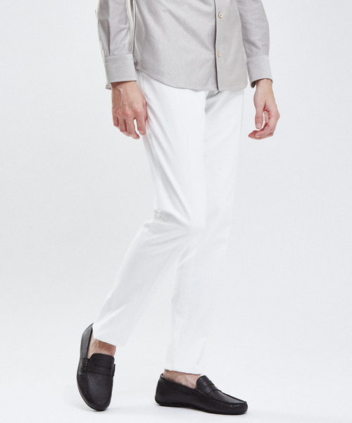 RECENCY OF MINE（リーセンシー オブ マイン）の「【Recency of Mine】シェルタリングドライ オックス&ピケ パンツ（スラックス・メンズ・ネイビー/ベージュ/ライトグレー/オフホワイト・50/44/46/48）」の2枚目の写真