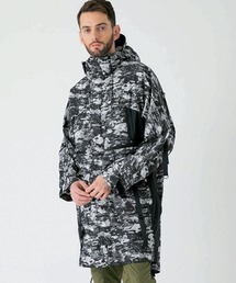 【White Mountaineering】レイヤードカモプリントテープモッズコート / WM2071213