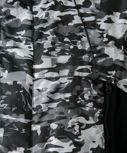 WHITE MOUNTAINEERING（ホワイトマウンテニアリング）の「【White Mountaineering】レイヤードカモプリントテープモッズコート / WM2071213（モッズコート・メンズ・ブラック・1/2/3）」の11枚目の写真