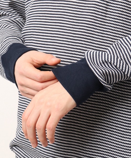 Healthknit（ヘルスニット）の「【 Healthknit / ヘルスニット 】 # ベーシックワッフルモックネック長袖Tシャツ 603L SIP（Tシャツ/カットソー・メンズ・グレー系その他/ブルー系その他/オフホワイト/レッド系その他/ヘザーグレー/ブラック系その他/ネイビー・MEDIUM/LARGE/X-LARGE）」の13枚目の写真