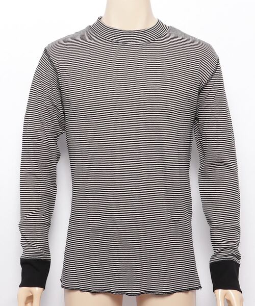 Healthknit（ヘルスニット）の「【 Healthknit / ヘルスニット 】 # ベーシックワッフルモックネック長袖Tシャツ 603L SIP（Tシャツ/カットソー・メンズ・グレー系その他/ブルー系その他/オフホワイト/レッド系その他/ヘザーグレー/ブラック系その他/ネイビー・MEDIUM/LARGE/X-LARGE）」の19枚目の写真