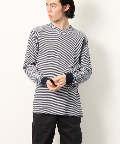 Healthknit(ヘルスニット)の「【 Healthknit / ヘルスニット 】 # ベーシックワッフルモックネック長袖Tシャツ 603L SIP(Tシャツ/カットソー・メンズ・グレー系その他/ブルー系その他/オフホワイト/レッド系その他/ヘザーグレー/ブラック系その他/ネイビー・MEDIUM/LARGE/X-LARGE)」の20枚目の写真