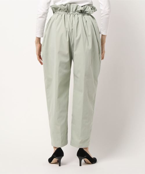 STYLEBLOCK（スタイルブロック）の「シャークスキンドロストワイドテーパードパンツ（その他パンツ・レディース・ブラック/ベージュ/ミント/モカ・M）」の5枚目の写真