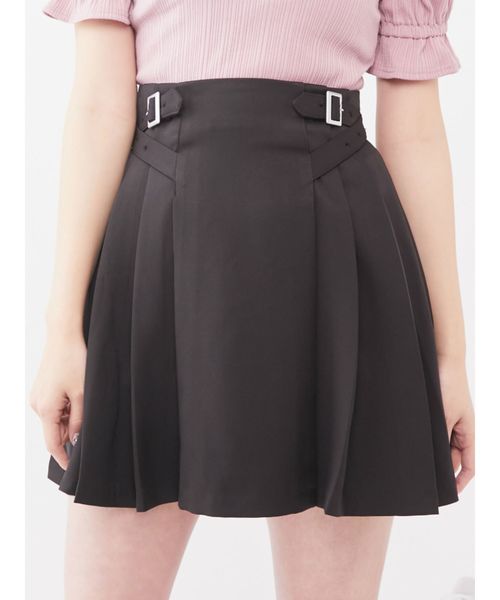 EATME（イートミー）の「ウェストダブルベルトプリーツスカート  