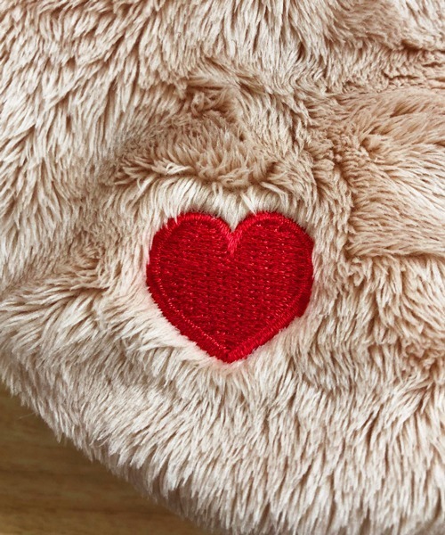 nici（ニキ）の「NICI/フィギュアフェイスポーチ ベア 巾着袋 もこもこ（ポーチ・レディース・ブラウン・ONE SIZE）」の6枚目の写真