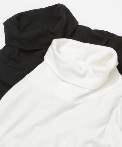 MONKEY TIME（モンキータイム）の「MT ∴ 40スムース ロング タートル/カットソー ◆（Tシャツ/カットソー・メンズ・ホワイト/ブラック・SMALL/MEDIUM/LARGE）」の10枚目の写真
