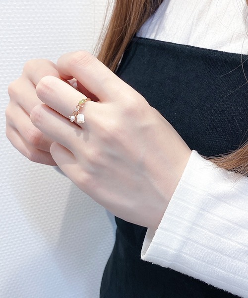 BLOOM(ブルーム)の「K10 ピンクゴールド スズラン リング BLOOM/ブルーム(リング・レディース・ピンクゴールド・11号/13号/9号)」の8枚目の写真