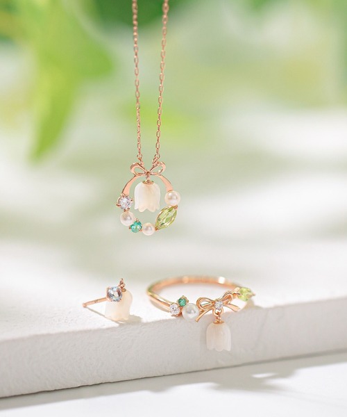 BLOOM(ブルーム)の「K10 ピンクゴールド スズラン リング BLOOM/ブルーム(リング・レディース・ピンクゴールド・11号/13号/9号)」の9枚目の写真