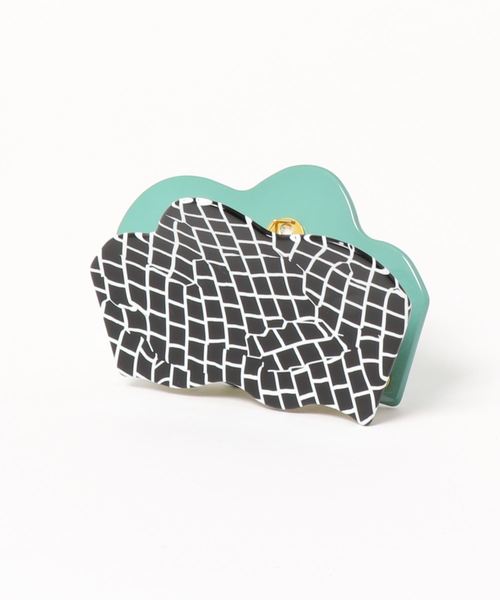 Casselini（キャセリーニ）の「Casselini（キャセリーニ）アクリルスタッズヘアクリップ（バレッタ/ヘアクリップ・レディース・アイボリー/ミント/ブラック・FREE）」の7枚目の写真