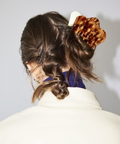 Casselini（キャセリーニ）の「Casselini（キャセリーニ）アクリルスタッズヘアクリップ（バレッタ/ヘアクリップ・レディース・アイボリー/ミント/ブラック・FREE）」の2枚目の写真