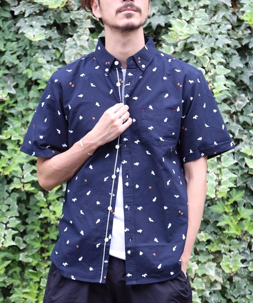 セール オックスアニマル半袖シャツ シャツ ブラウス Jeans Mate ジーンズメイト のファッション通販 Zozotown