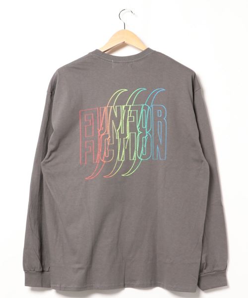 FUN/FOR/FICTION(ファンフォーフィクション)の「【W】【it】【FUN FOR FICTION】RAINBOW LS T(Tシャツ/カットソー・レディース・ナチュラル/チャコールグレー・FREE)」の3枚目の写真