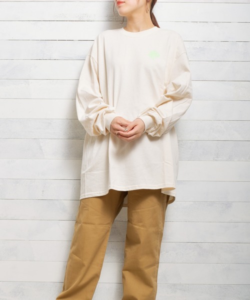 FUN/FOR/FICTION(ファンフォーフィクション)の「【W】【it】【FUN FOR FICTION】RAINBOW LS T(Tシャツ/カットソー・レディース・ナチュラル/チャコールグレー・FREE)」の9枚目の写真