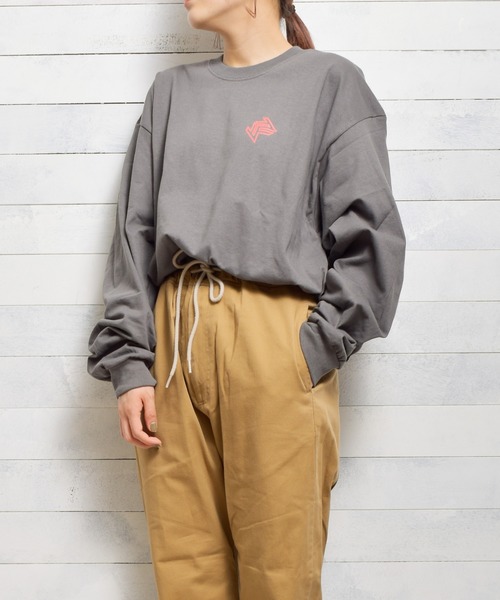 FUN/FOR/FICTION(ファンフォーフィクション)の「【W】【it】【FUN FOR FICTION】RAINBOW LS T(Tシャツ/カットソー・レディース・ナチュラル/チャコールグレー・FREE)」の10枚目の写真