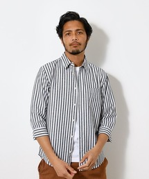 AZUL by moussy | LINEN 3/4 SLEEVE SHIRT/リネン3/4スリーブシャツ(シャツ/ブラウス)