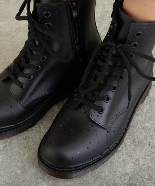 LUGG NAGG(ラグナグ)の「レースアップレインシューズ(レインシューズ・レディース・ブラック・23.5cm/24.5cm/23.0cm/24.0cm)」の8枚目の写真