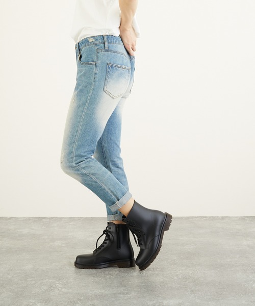 LUGG NAGG(ラグナグ)の「レースアップレインシューズ(レインシューズ・レディース・ブラック・23.5cm/24.5cm/23.0cm/24.0cm)」の3枚目の写真