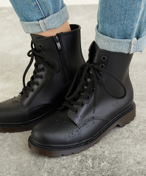LUGG NAGG(ラグナグ)の「レースアップレインシューズ(レインシューズ・レディース・ブラック・23.5cm/24.5cm/23.0cm/24.0cm)」の9枚目の写真
