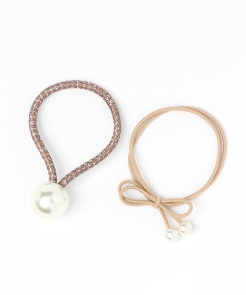 GLOBAL WORK（グローバルワーク）の「SETヘアゴム/892370（ヘアゴム・レディース・ベージュ/ブラウン/ライトグリーン/グリーン系その他3/グリーン/ダークブラウン/ライトグレー/グリーン系その他/ブラウン系その他6/ライトイエロー/ベージュ系その他3・FREE）」の6枚目の写真